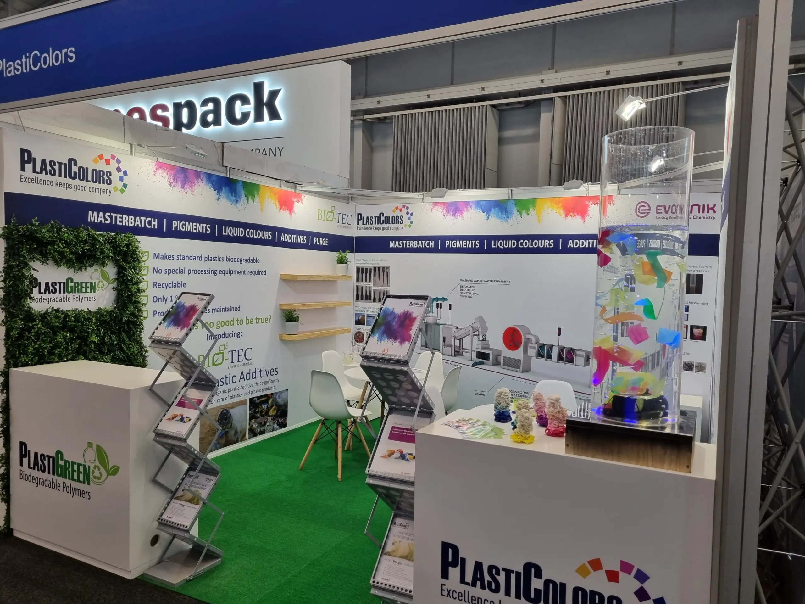 Masterbatch suppliers, PlastiColors, ProPak Cape Town 2023